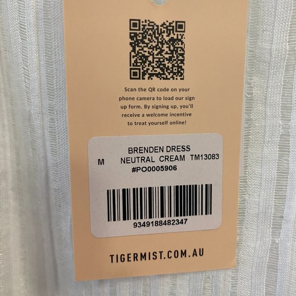 White Tiger Mist Brenden Dress (Sold Out, New With Tags!) - Picture 3 of 4